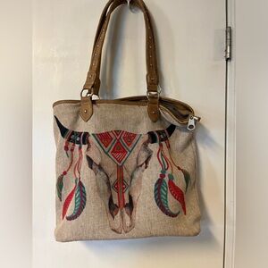 Montana West cow skull purse